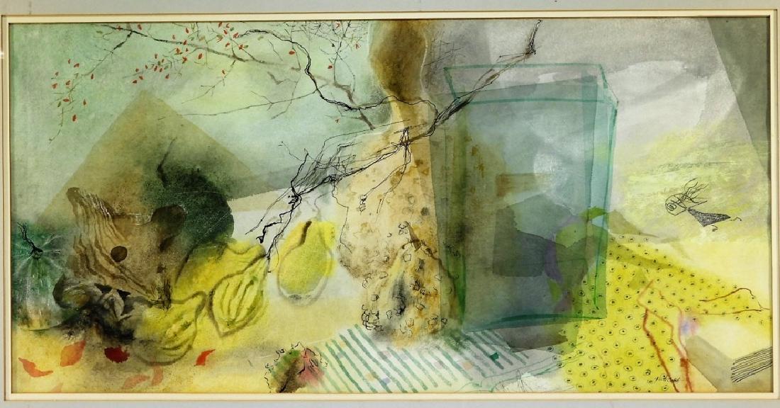 Ruth Cobb Winter Light Still Life W/C Painting (1 of 6)