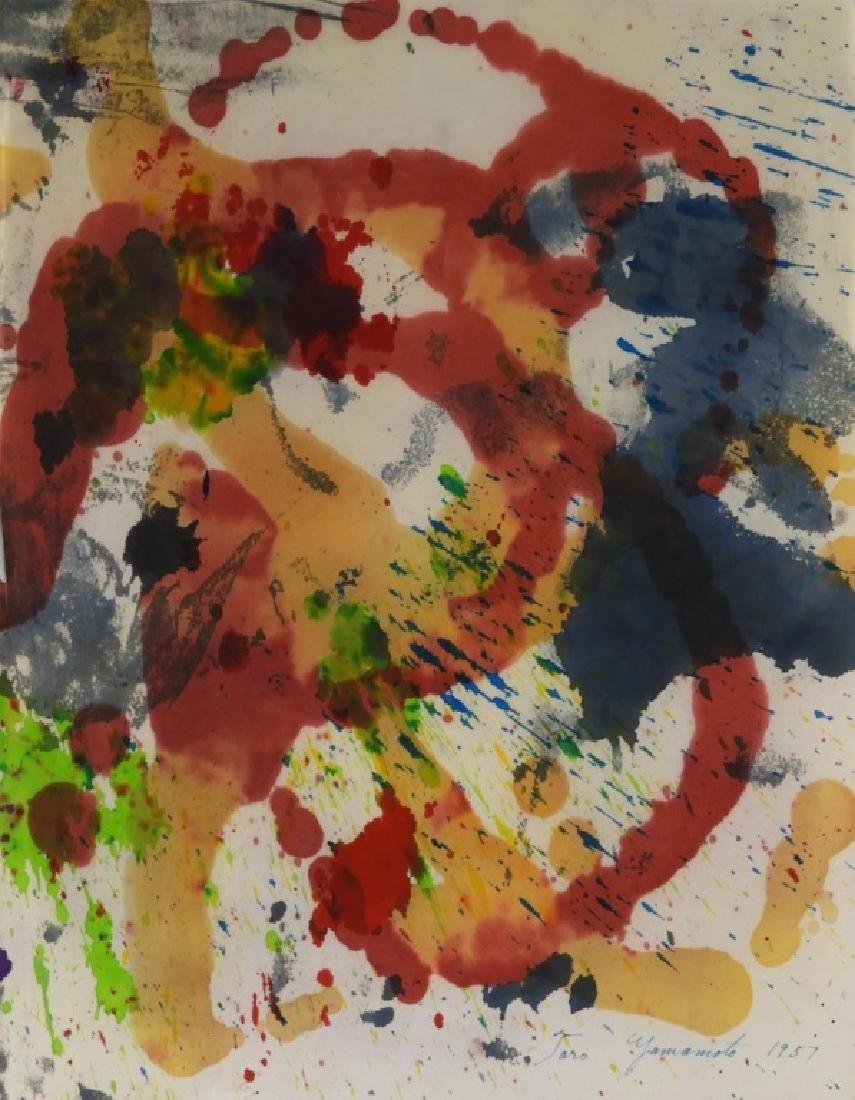 Taro Yamamoto Abstract Expressionist WC Painting (1 of 6)