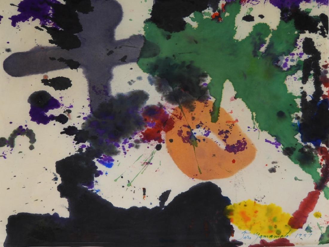 Taro Yamamoto Abstract Expressionist WC Painting (1 of 5)
