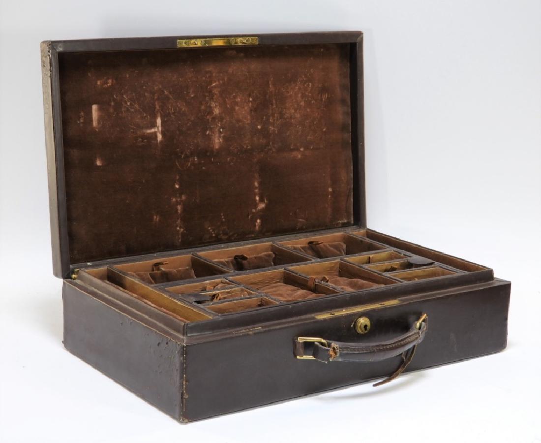 Early Hermes Paris Leather Jewelry Case Briefcase (1 of 9)