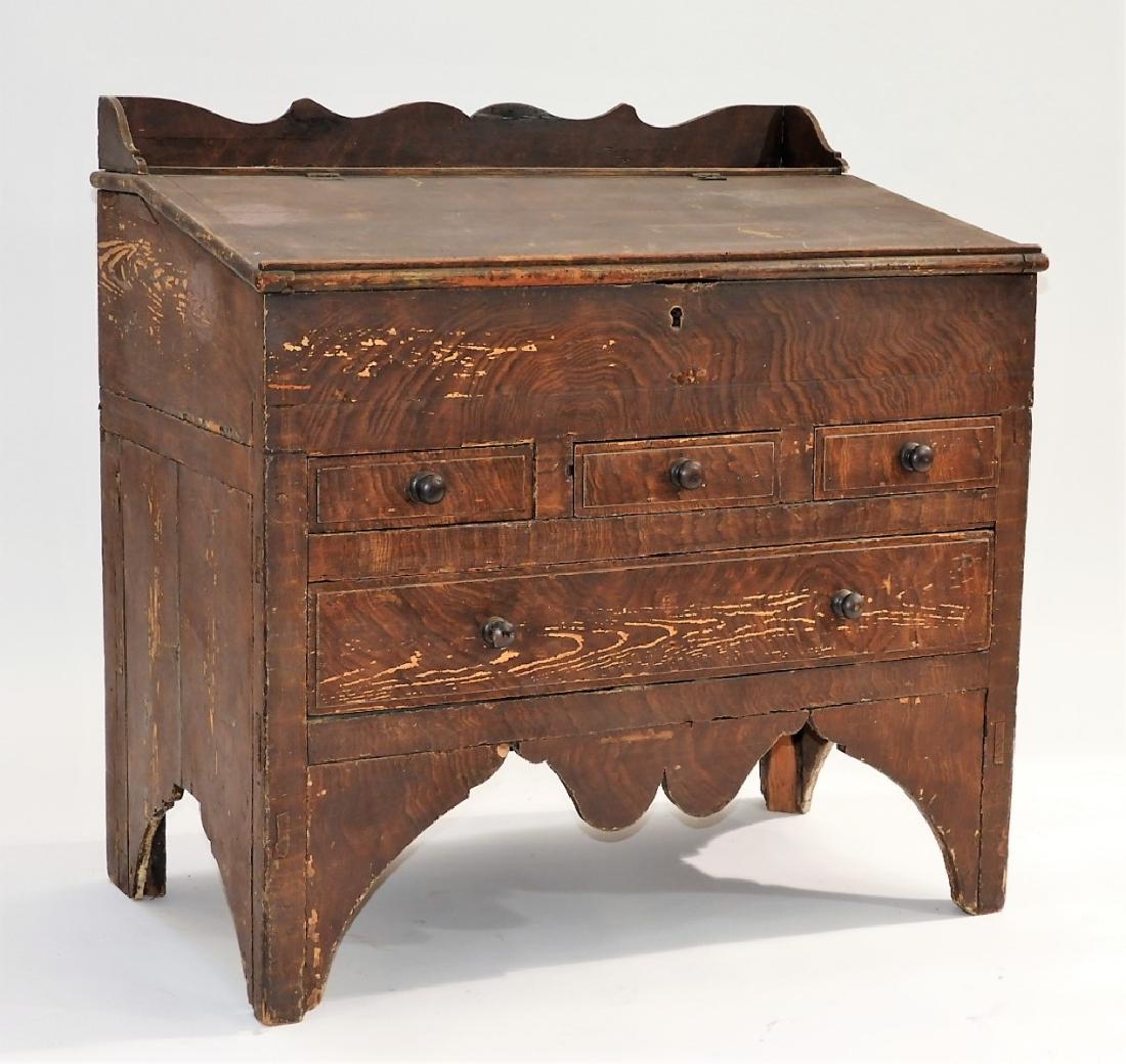 19C Pennsylvania Grain Painted Seed Chest (1 of 8)