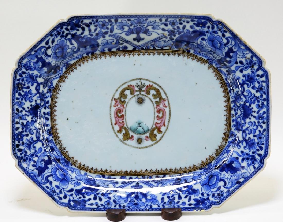Chinese Export Armorial Charger for French Market (1 of 9)