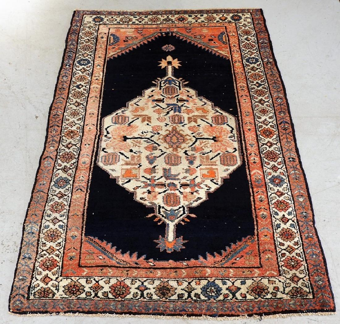 Antique Persian Central Medallion Hamadan Carpet (1 of 7)