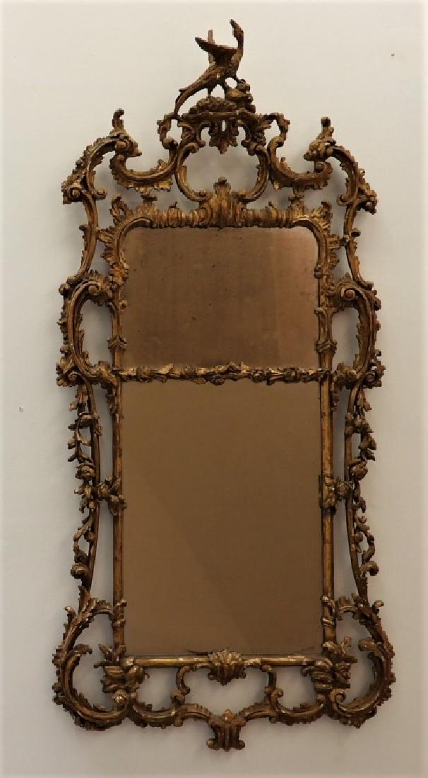 FINE 18C American Chippendale Chinoiserie Mirror (1 of 8)