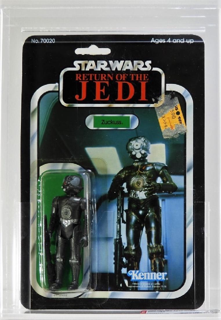 1983 Kenner Star Wars ROTJ 65 Back Zuckuss AFA 75 (1 of 3)