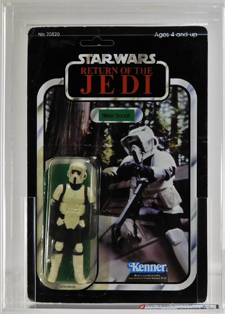 1983 Kenner Star Wars ROTJ Biker Scout AFA 70 (1 of 3)
