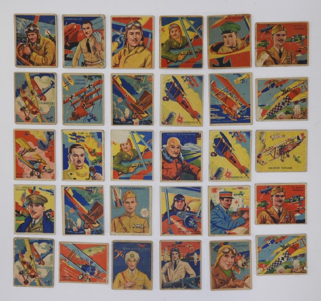 30 1934 National Chicle Co Sky Birds Trading Cards (1 of 8)