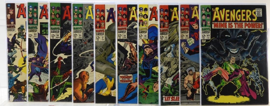 10 Silver Age Marvel Comics Avengers Comic Books (1 of 6)