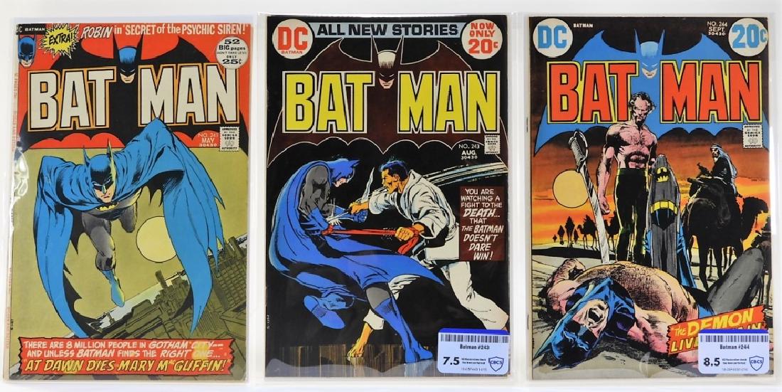 3 DC Comics Batman No.241 243 244 CBCS 7.5 8.0 (1 of 4)