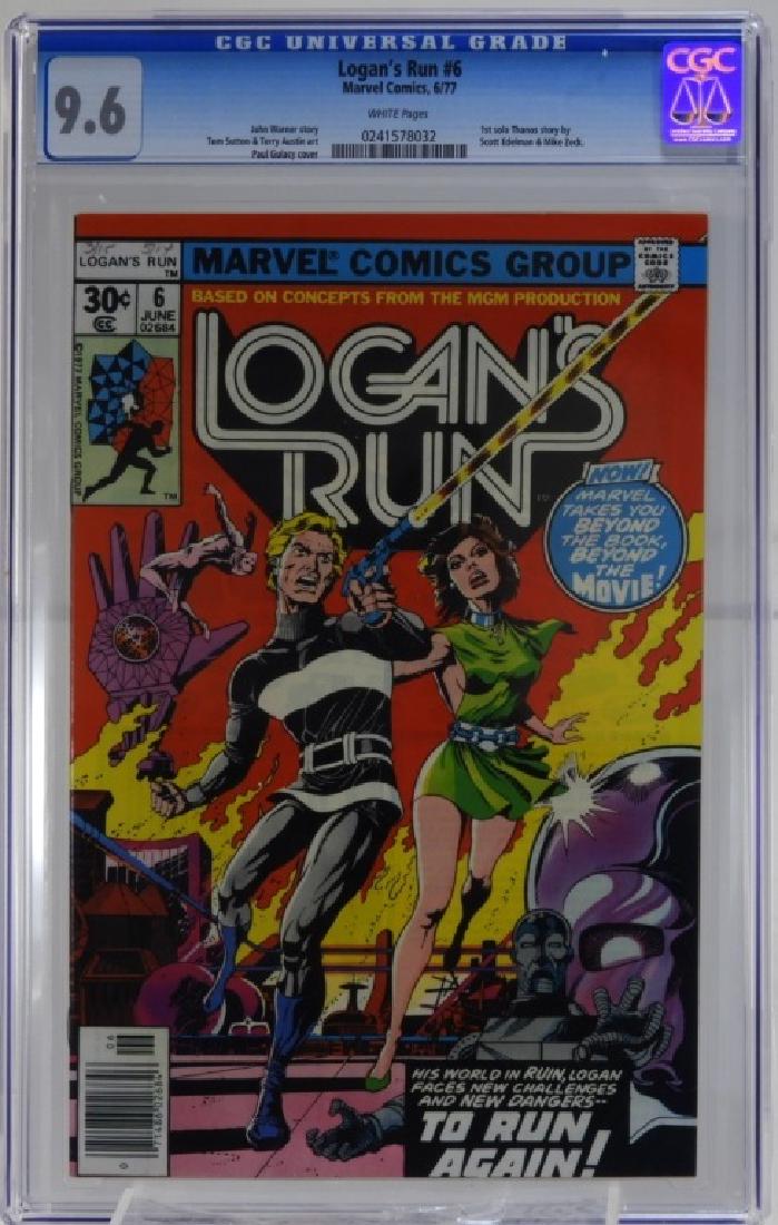 Marvel Comics Logan's Run No.6 CGC 9.6 (1 of 2)