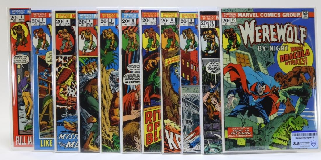 11 Marvel Comics Werewolf By Night No.1-10 15 CBCS (1 of 7)