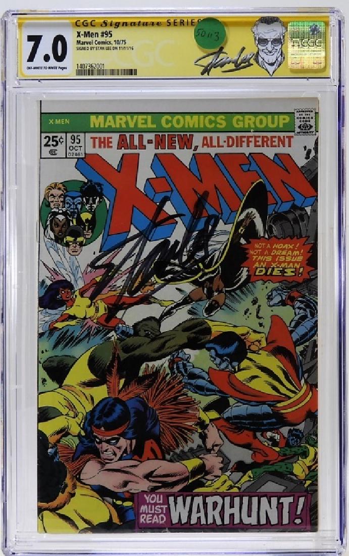 Marvel Comics X-Men No.95 CGC SS Stan Lee 7.0 (1 of 2)