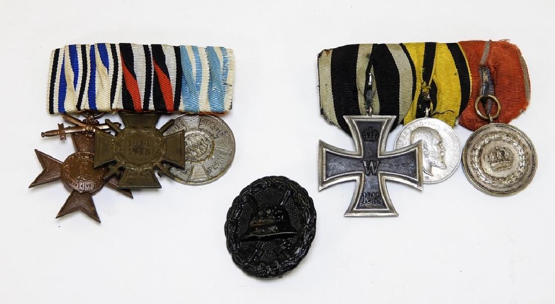 WWI German Medal Bars & Wound Badge - Iron Cross (1 of 5)