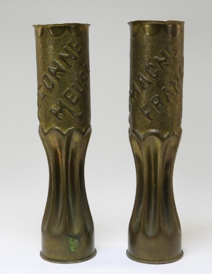 WWI Trench Art Shell "ARGONNE" " ROMAGNE" (2) (1 of 6)