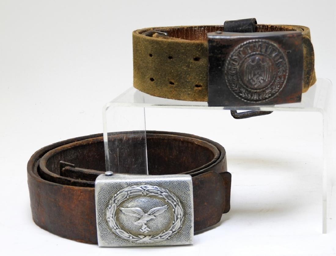 WWII German Army & Luftwaffe Belts with Buckles (1 of 8)