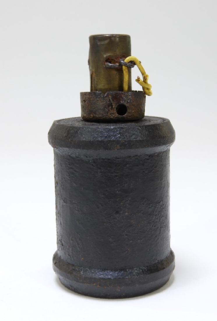 WWII Japanese Type 99 Kiska Inert Hand Grenade: Japan,1938 - 45 WWII Japanese Type 99 Kiska Inert Hand Grenade 3 3/4" inches tall