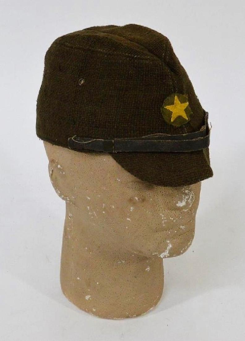 WWII Japanese Army Green Soft Cap (1 of 9)