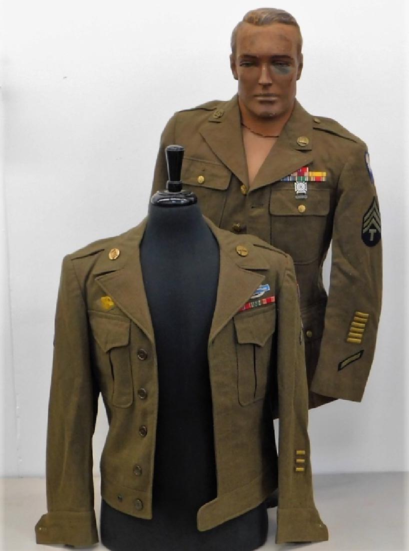 WWII U.S. Army Uniform Tunic & Ike Jacket (1 of 6)