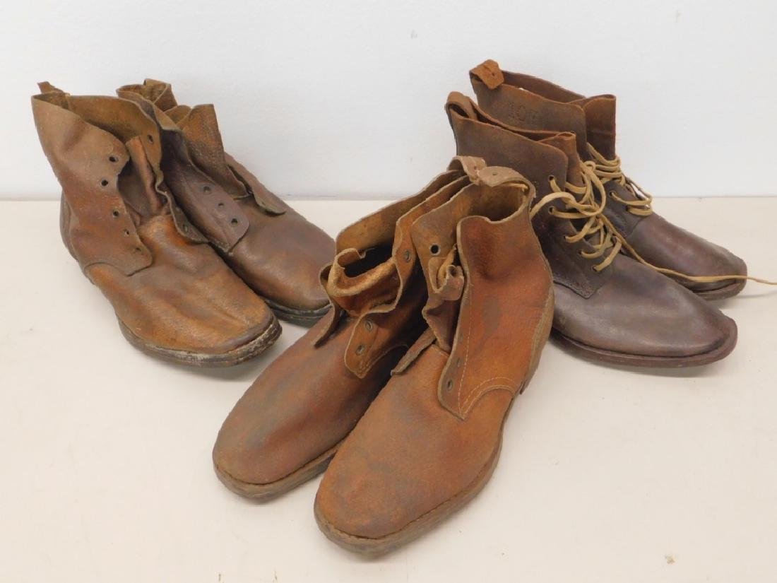 WWII Imperial Japanese Army Leather Combat Boots (1 of 5)