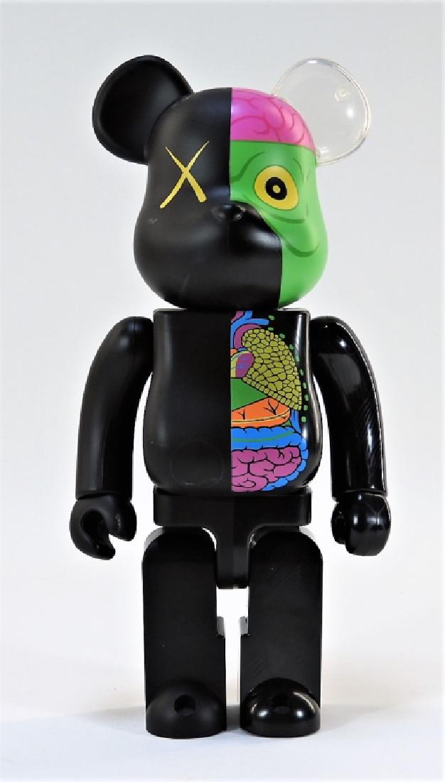 KAWS X BE@RBRICK Dissected Companion 400% Black (1 of 8)