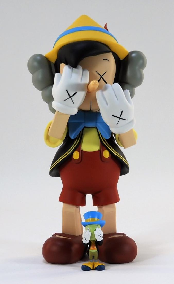 KAWS Disney Pinocchio & Jiminy Cricket Sculpture (1 of 10)