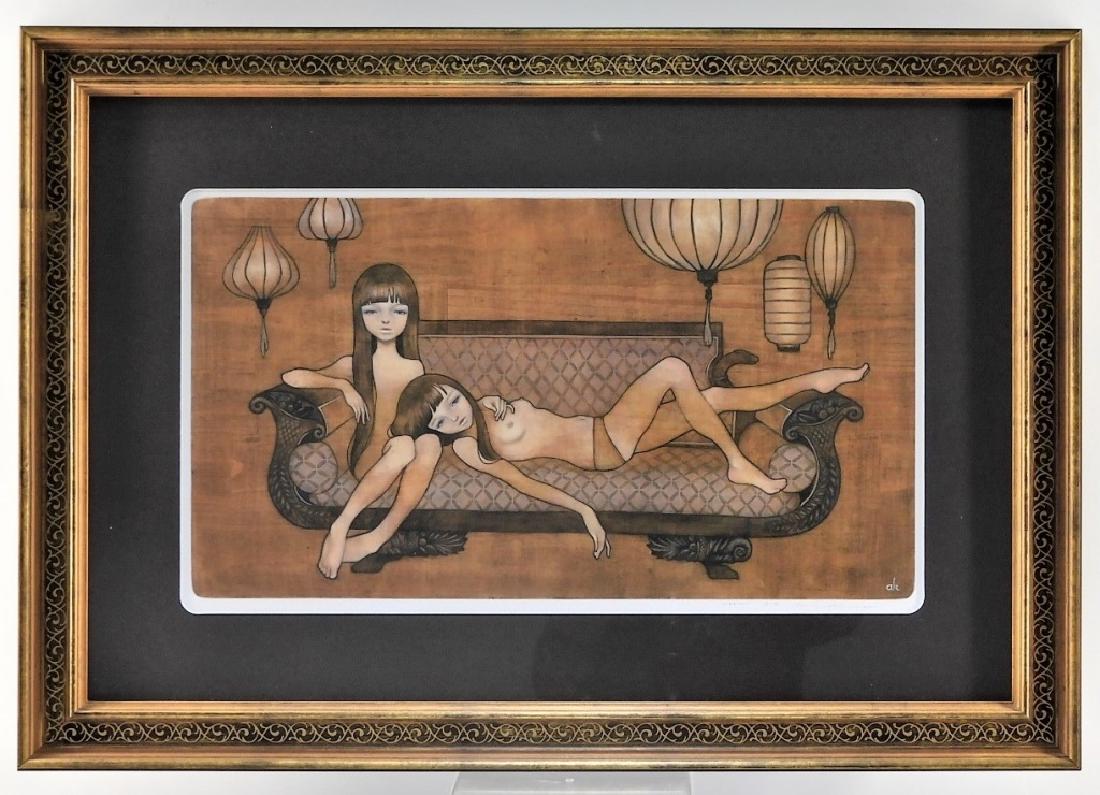 Audrey Kawasaki Mia and Mai Giclee Print 67/100 (1 of 5)