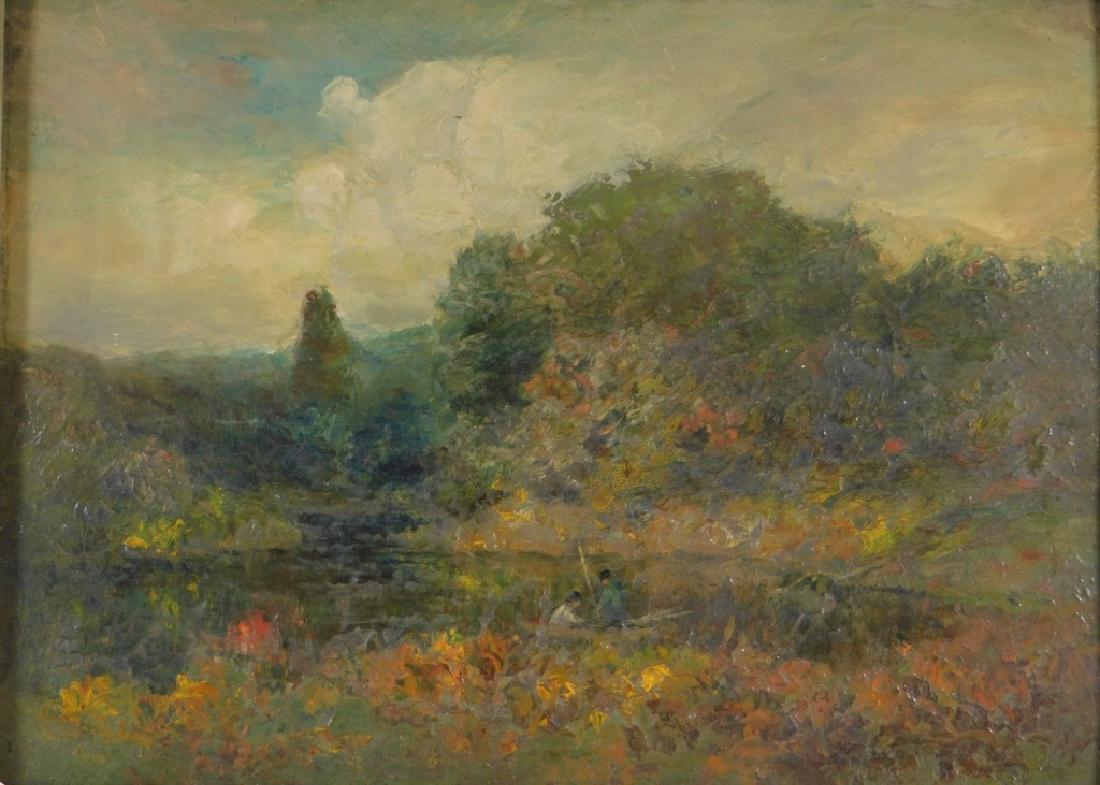 George W. Whitaker OP Barbizon Landscape Painting (1 of 7)