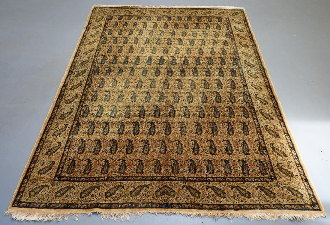 Oriental Persian Paisley Wool Cotton Carpet Rug (1 of 7)
