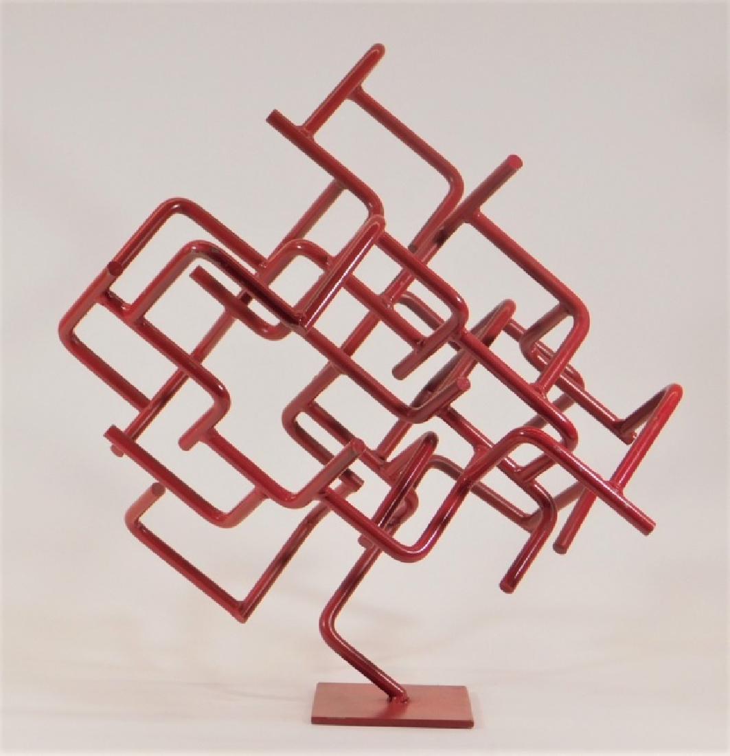 American MCM Abstract Bent Iron Sculpture (1 of 4)
