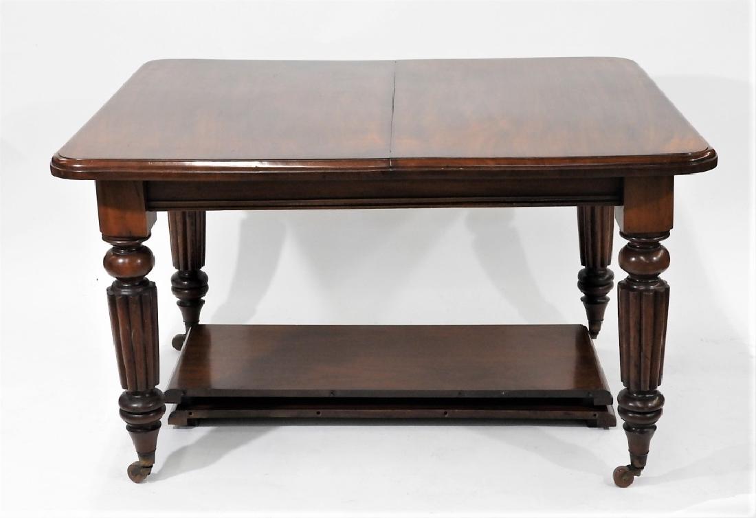 C.1860 Carved Mahogany Dining Library Table (1 of 7)