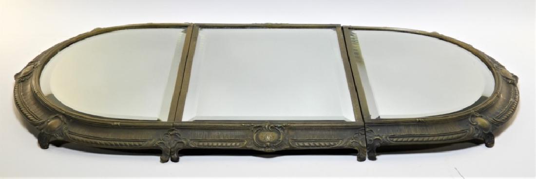 19C. French Bronze Plateau Mirror Dresser Tray (1 of 7)