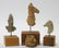 4 Ancient Asian Earthenware Pottery Stone Fragment