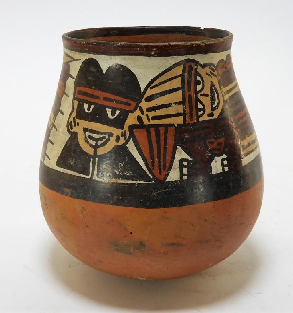Ancient Pre-Columbian Nazca Polychrome Vessel (1 of 7)