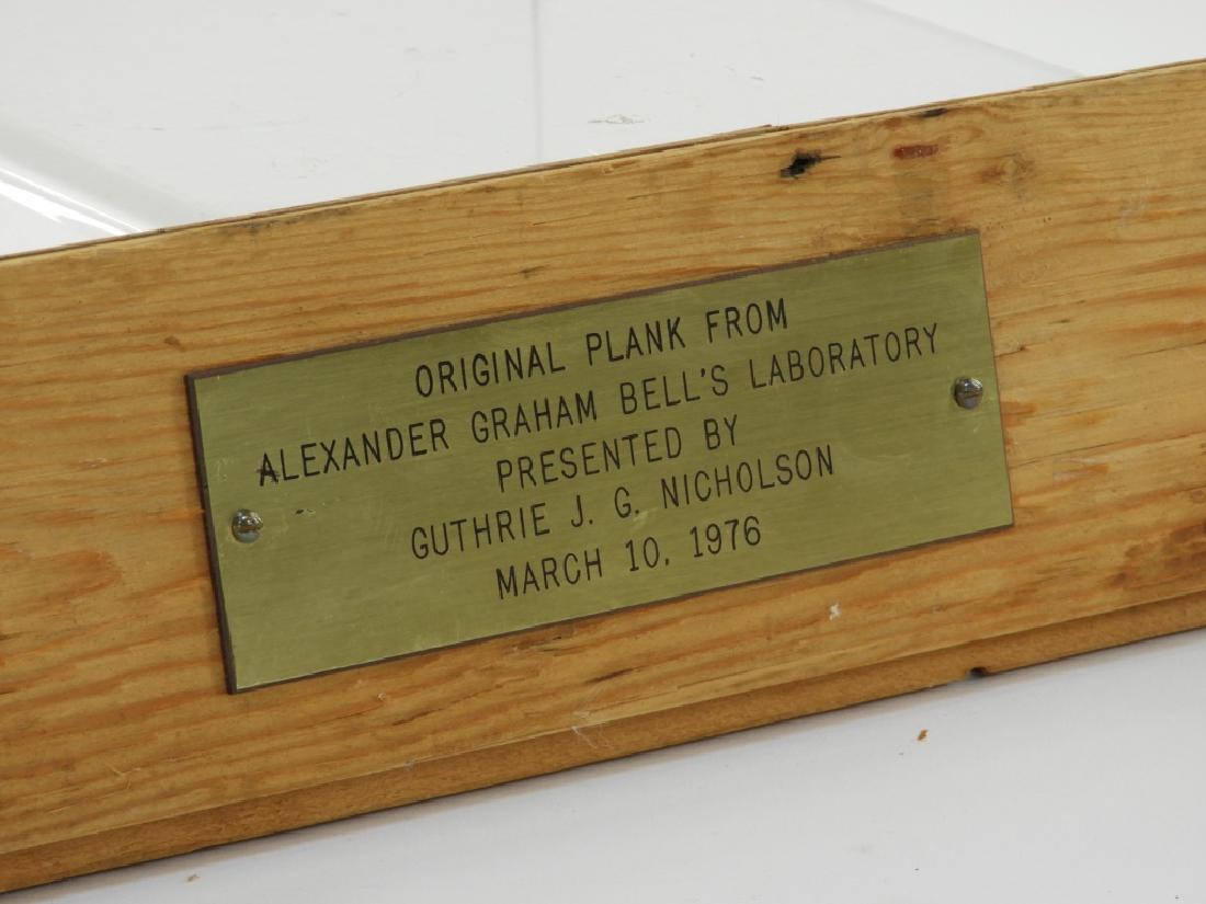 Alexander Graham Bell Original Laboratory Plank (1 of 4)