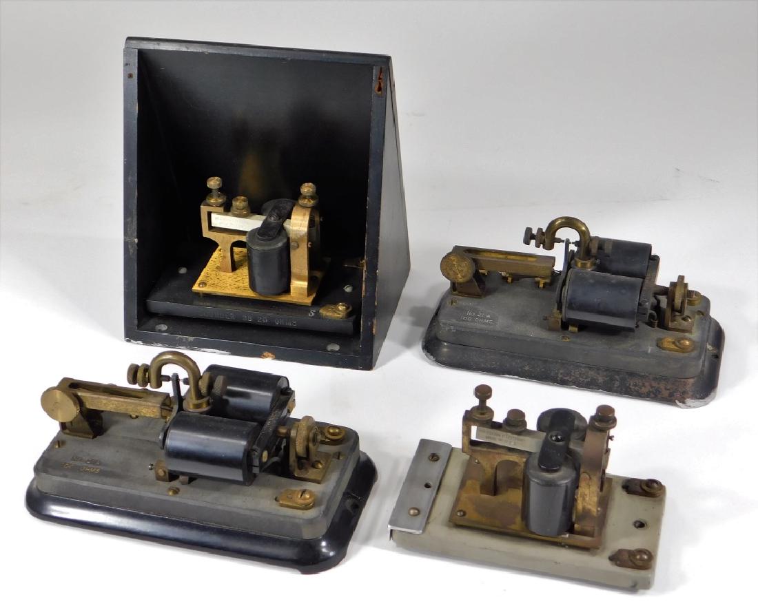 4PC Western Electric Telegraph Relay Key Sounder (1 of 5)