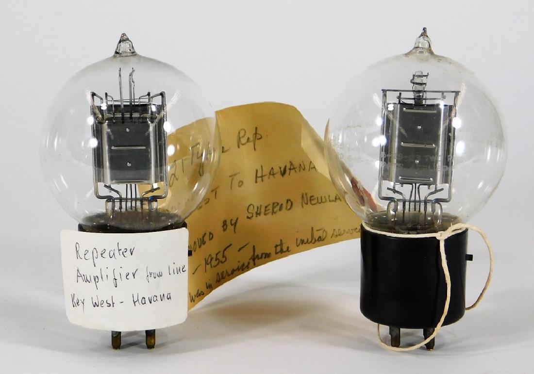 2 ID'd Western Electric 101-F Tennis Ball Tubes (1 of 6)