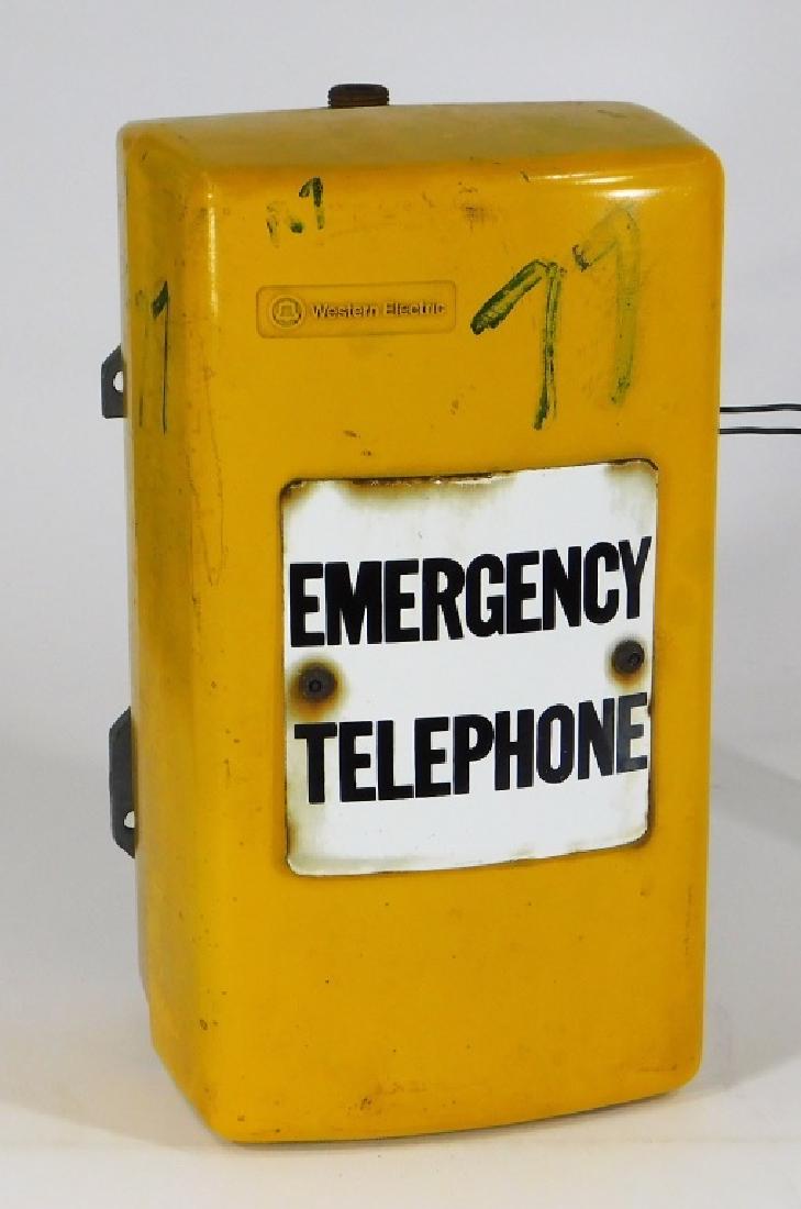 Western Electric NY Yellow Emergency Telephone Box (1 of 7)