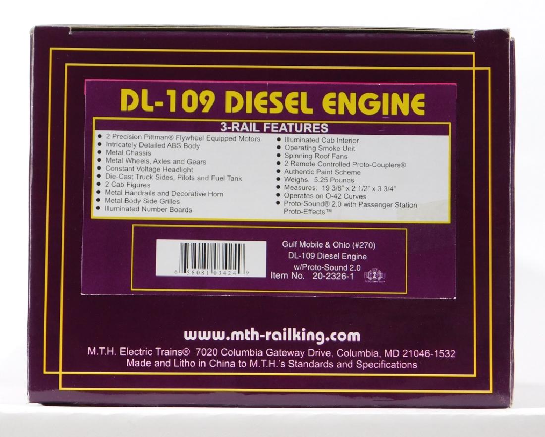 MTH Gulf Mobile & Ohio DL-109 Diesel Engine Train (1 of 3)