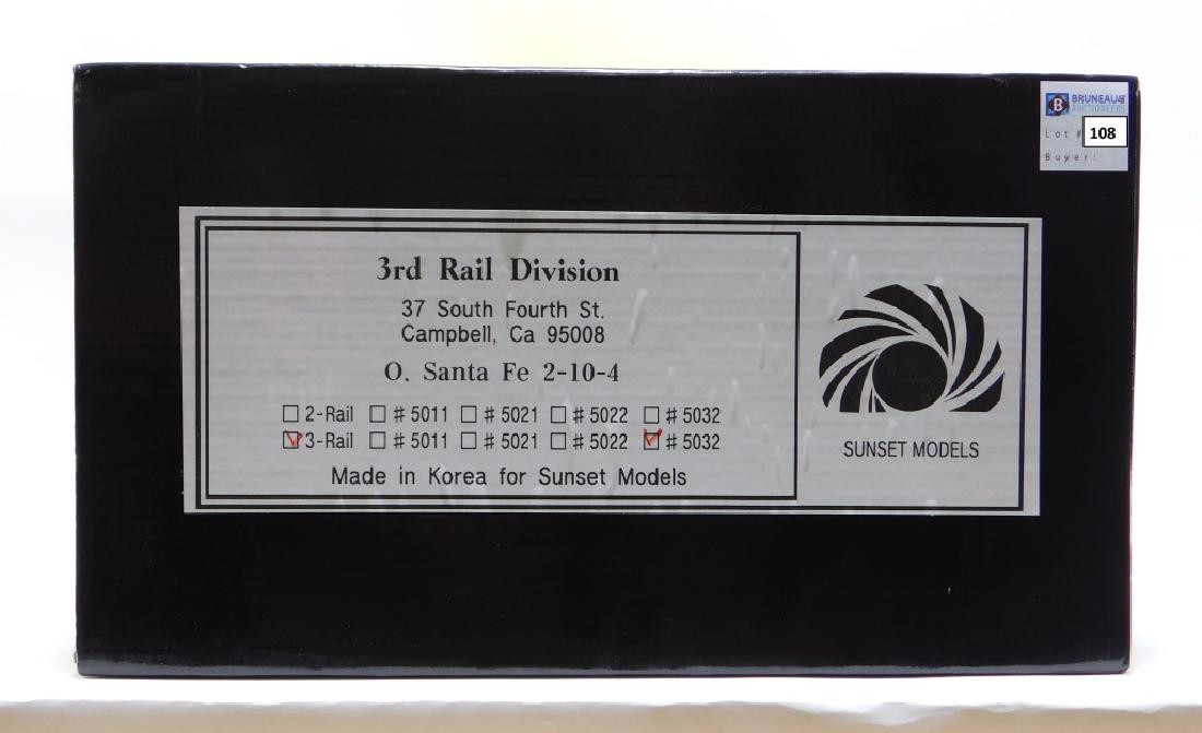3rd Rail O Santa Fe 2-10-4 #5032 O Gauge Train (1 of 3)