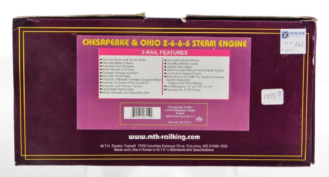 MTH Chesapeake & Ohio Allegheny Steam Engine Train (1 of 3)