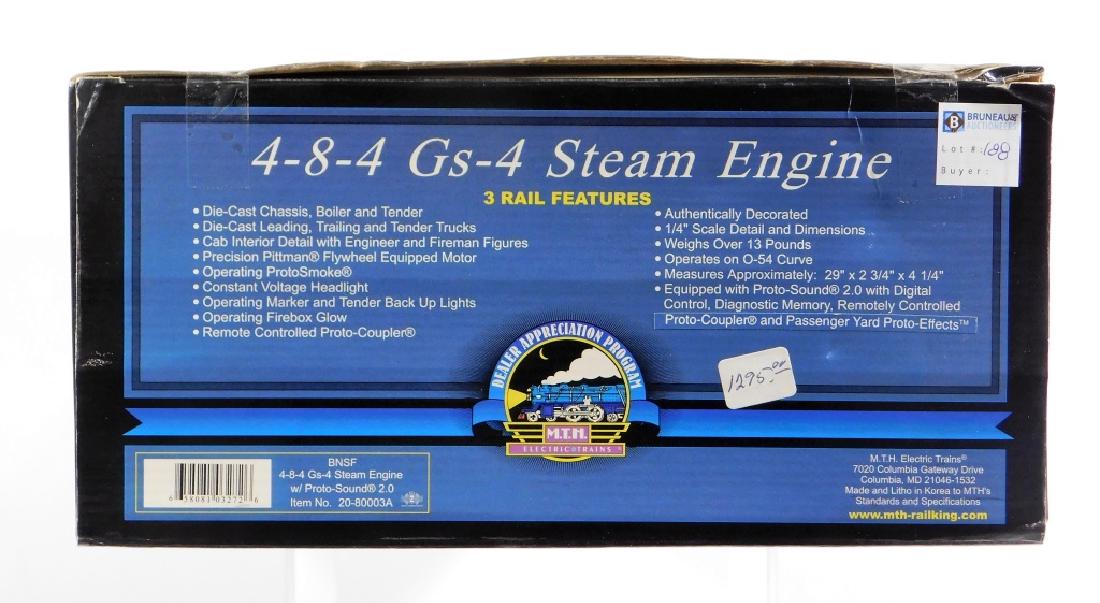 MTH BNSF 4-8-4 Gs-4 Steam Engine O Gauge Train (1 of 3)