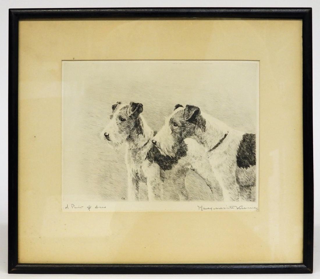 Marguerite Kermse Airedale Terrier Dog AP Etching (1 of 7)