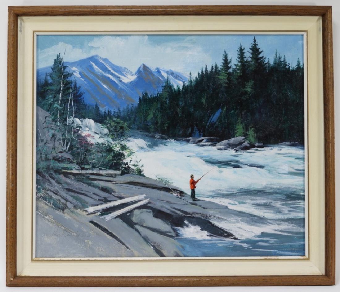 Howard Connolly Winter Mountain Landscape Painting (1 of 7)