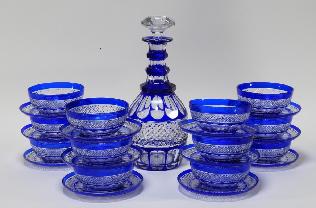 25PC French St. Louis Crystal Trianon Glass Group (1 of 6)
