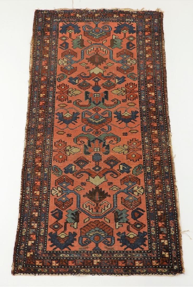 C.1900 Persian Oriental Lilihan Sarouk Carpet Rug (1 of 7)