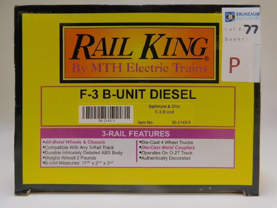 Rail King Baltimore & Ohio F-3 B-Unit Diesel Train (1 of 3)