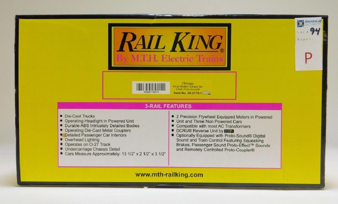Rail King Chicago 4 Car Modern Subway Train Set (1 of 3)