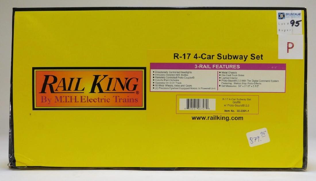 Rail King R-17 4 Car Graffiti Subway Train Set (1 of 3)