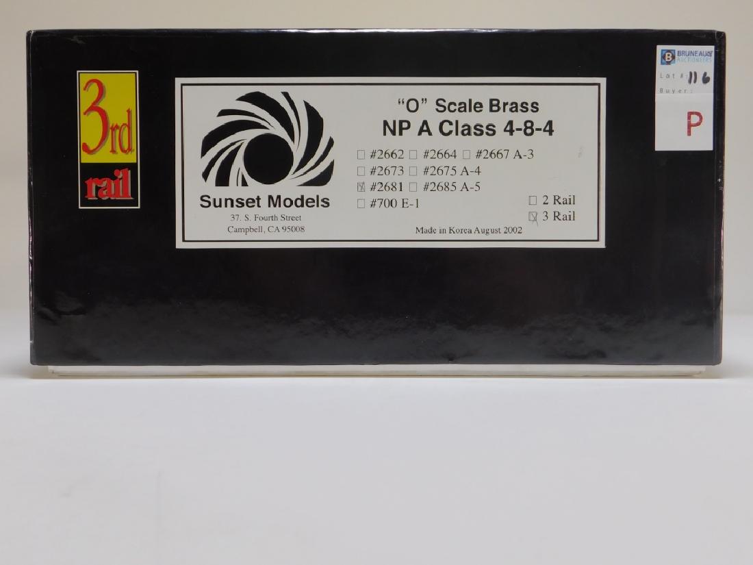 Sunset 3rd Rail O Scale Brass NP A Class 484 Train (1 of 3)