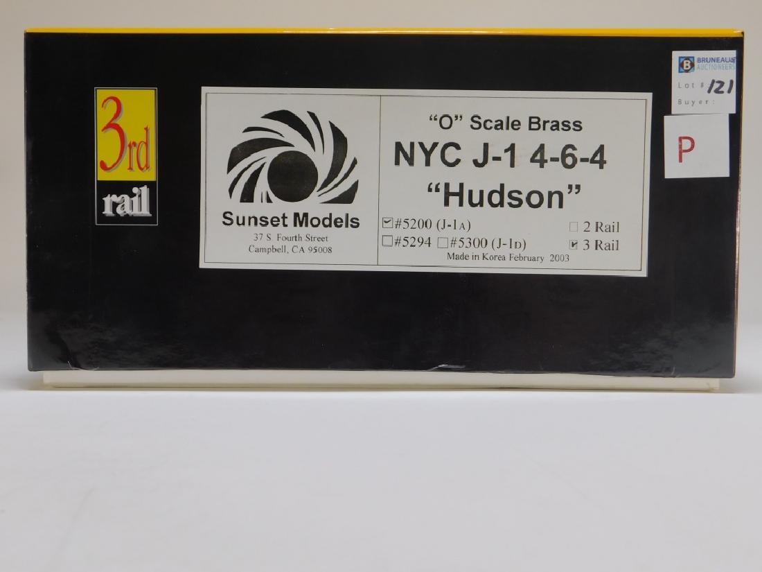 Sunset 3rd Rail O Brass NYC J-1 Hudson Train (1 of 3)